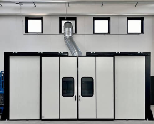 cabina di lavaggio manuale