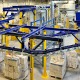 Impianto automatico a polvere in linea ad avanzamento in continuo