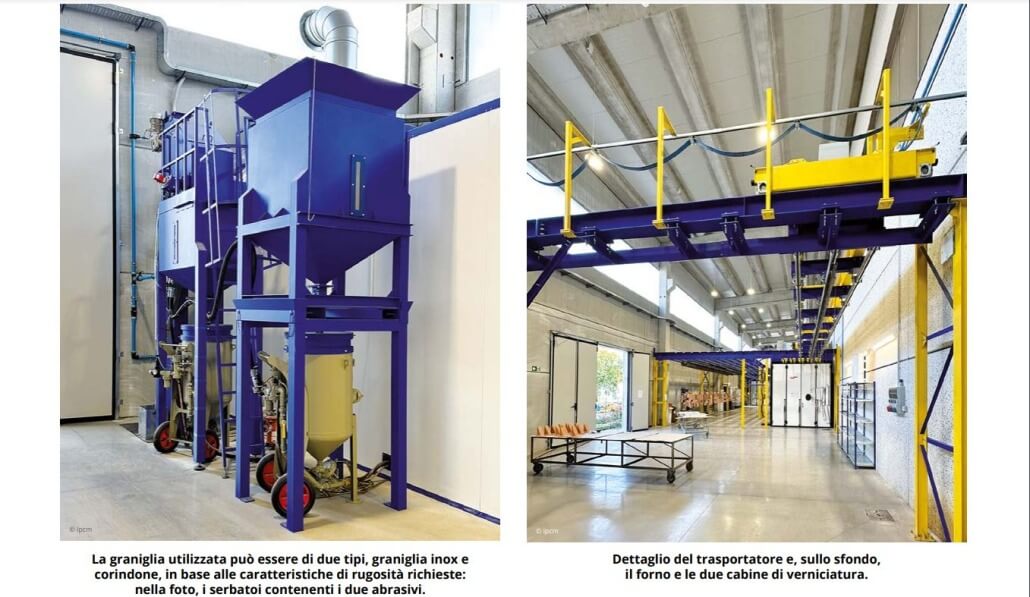 impianto di verniciatura per treni