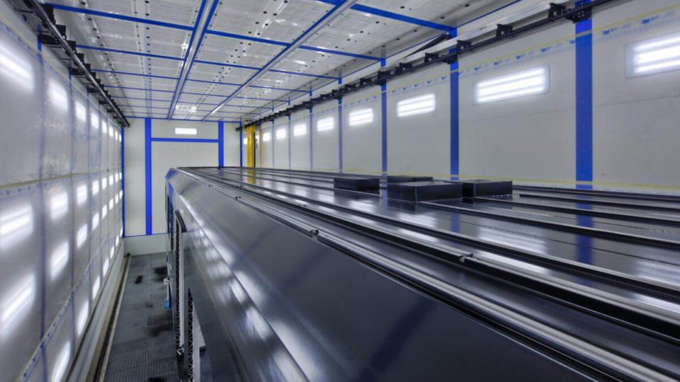 Installation de peinture pour le secteur ferroviaire : Eurotherm pour la mobilité durable