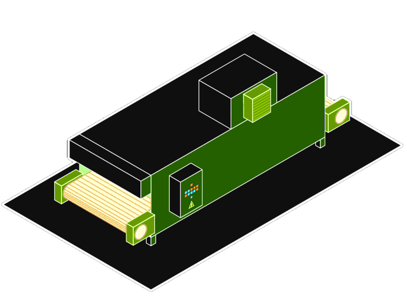 forno con traasportatore a nastro continuo eurotherm Eurotherm