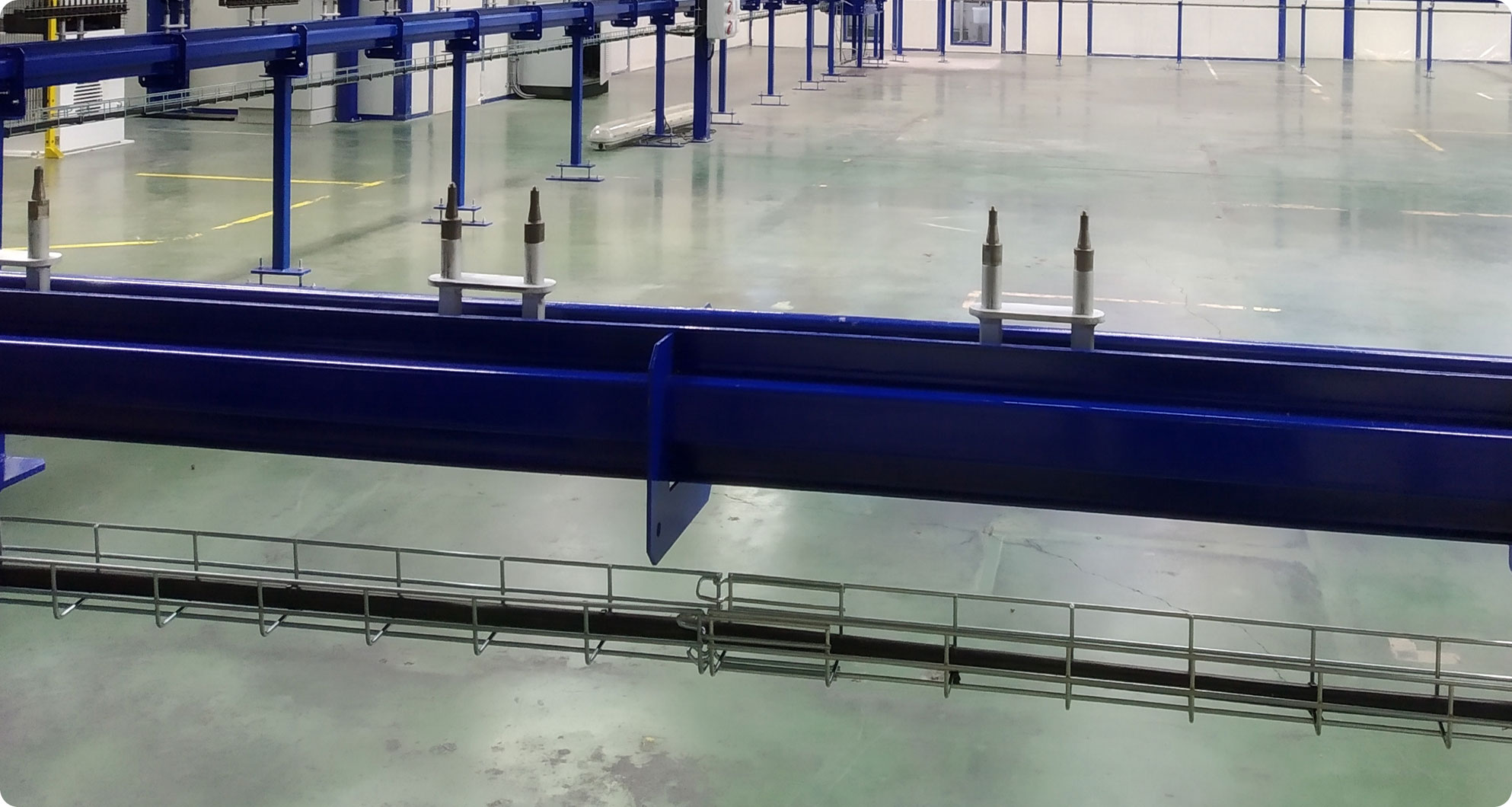 impianti rotativi trasportatore eurotherm blu Eurotherm