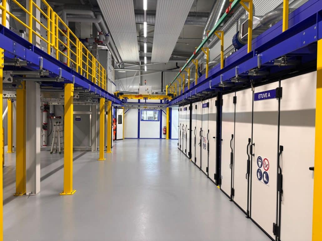 Usine de revêtement liquide pour chemin de fer : efficacité énergétique et contrôle du processus