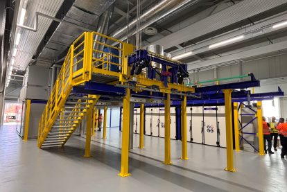 Installation de peinture liquide ferroviaire conçue par Eurotherm