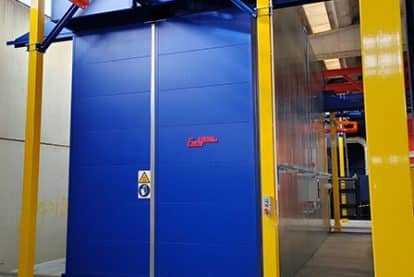 Forno di polimerizzazione per verniciatura a polvere industriale