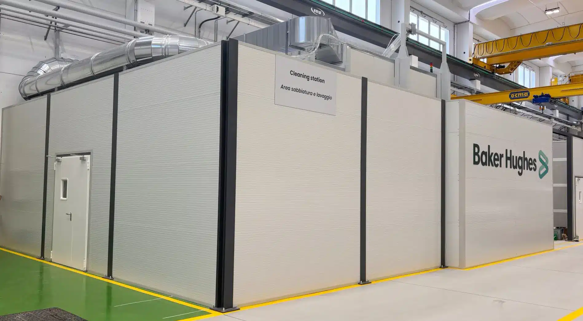 cabina sabbiatura chiusa fronte Eurotherm